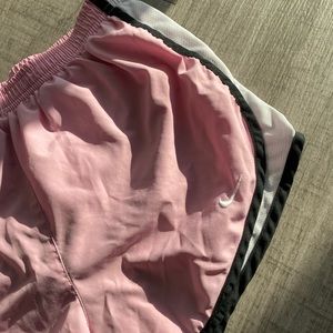 PINK NIKE WORKOUT SHORTS